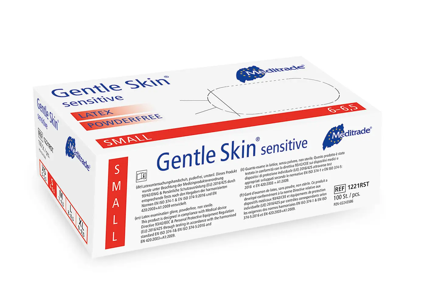Latexhandschuhe-S Latex Untersuchungshandschuhe GENTLE SKIN SENSITIVE