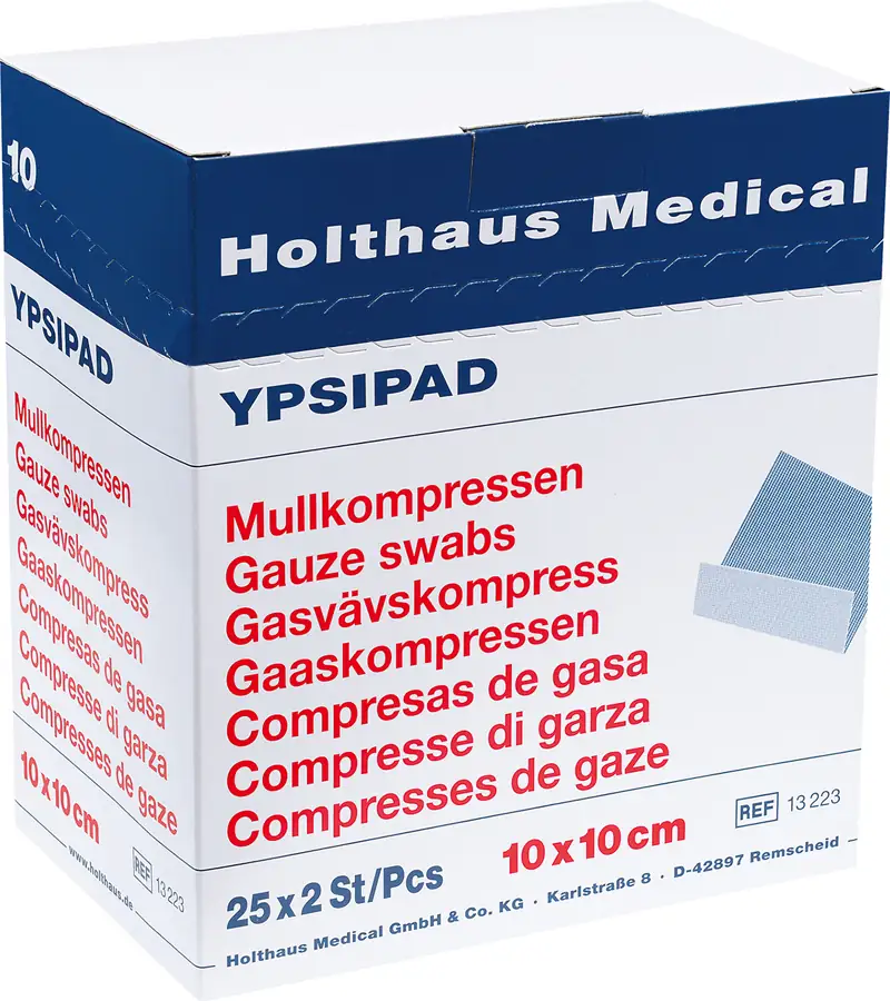 YPSIPAD Mullkompresse steril 10x10