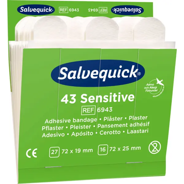Salvequick Nachfülleinsätze Pflasterstrips Vlies