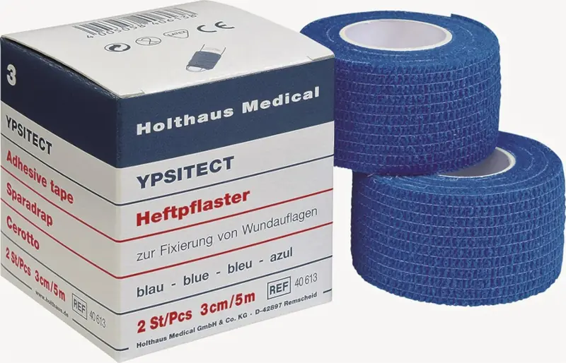 Heftpflaster-blau Ypsitect Heftpflaster blau 3cmx5m