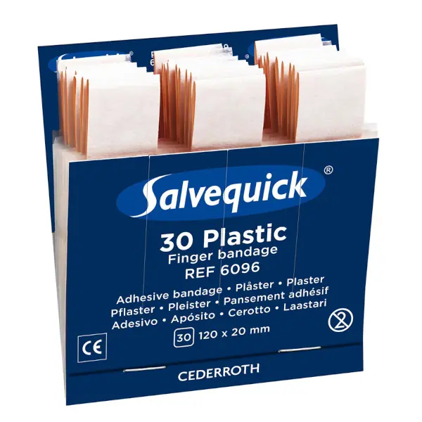 Salvequick Nachfülleinsätze Fingerverbände wasserfest