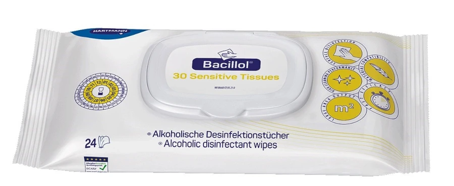 Desinfektionst-cher-bacillol Bacillol 30 Tissues Desinfektionstücher 24 Tücher