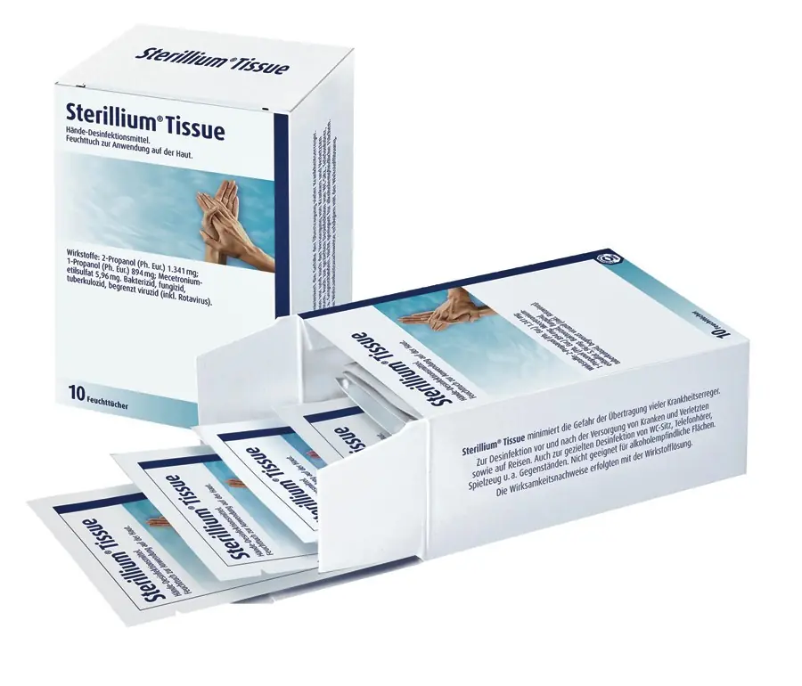 H-ndedesinfektionst-cher-Sterillium Sterillium Händedesinfektionstücher
