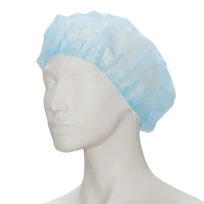 Vlies-Haube Barett blau