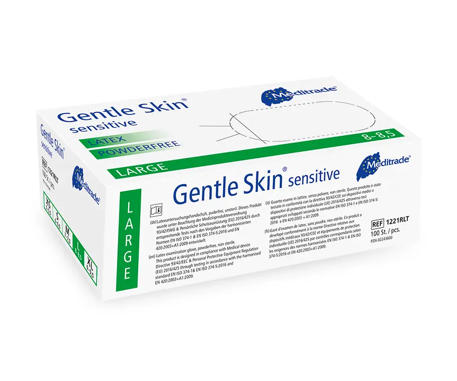 Untersuchungshandschuhe Latex GENTLE SKIN SENSITIVE