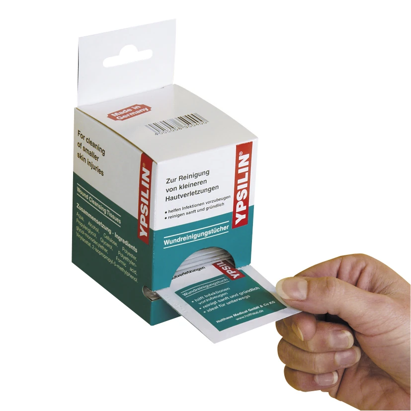 Wundreinigungst-cher YPSILIN Wundreinigungstücher Spender