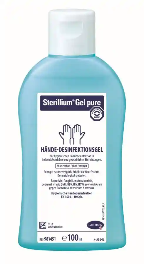 Packshot-39240 Sterillium Pure Gel Flasche 100ml